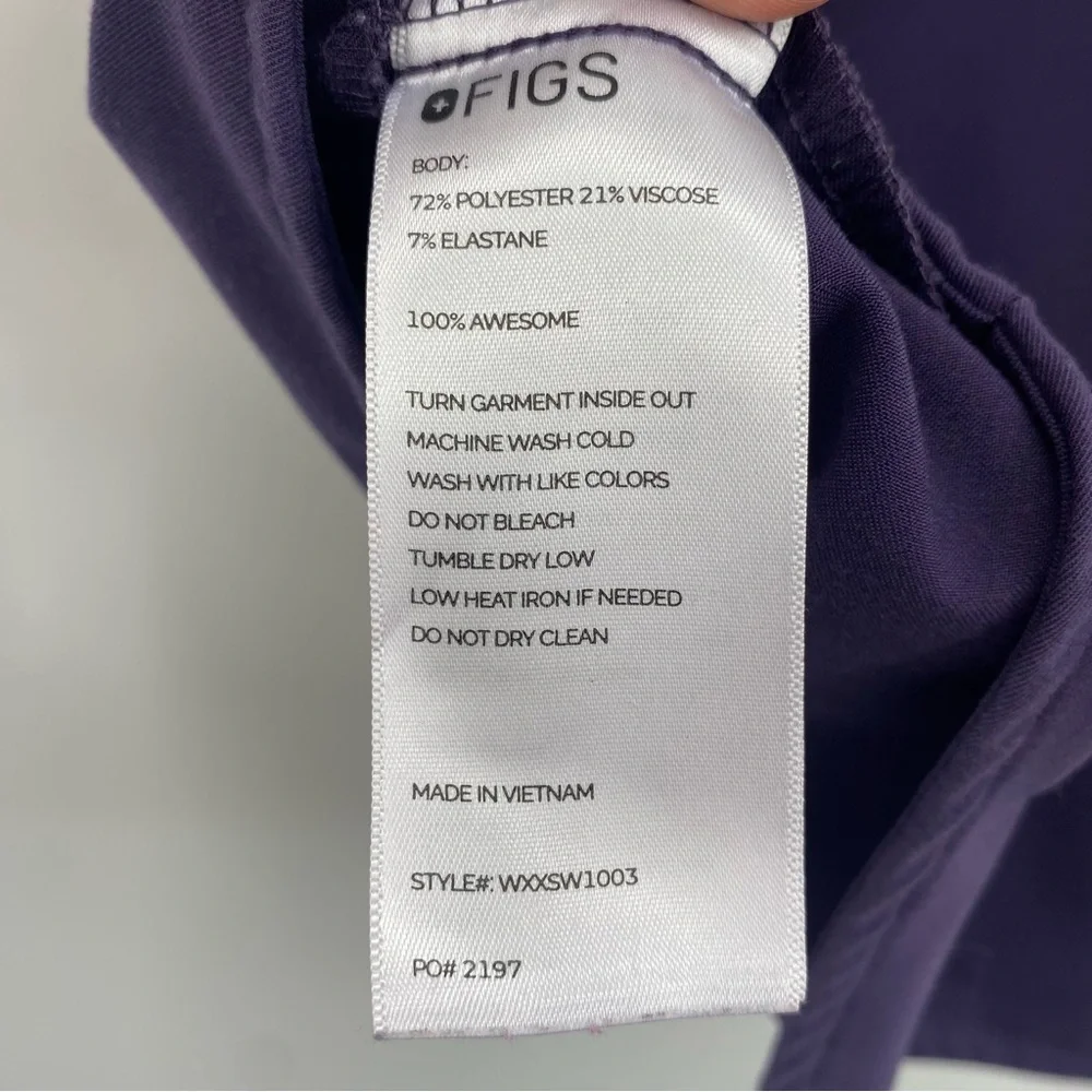 Figs Women's Purple Shadow Rafaela - Small - Picture 4 of 9